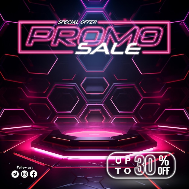 Neon Matrix Geometric Cyber Tech Background for Eye Catching Design Promotion with pink theme