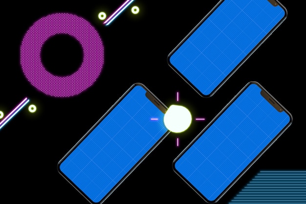 Neon Mobiler mockup