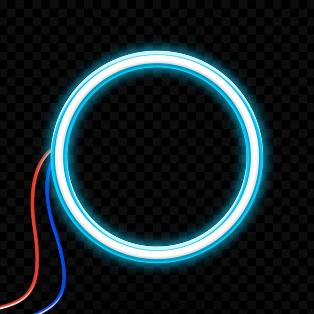 Neon ronde effect