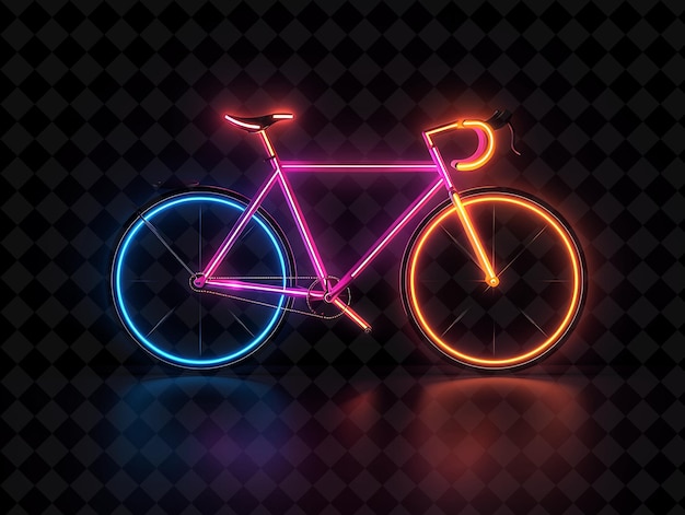 A neon sign that says quot bike quot on it