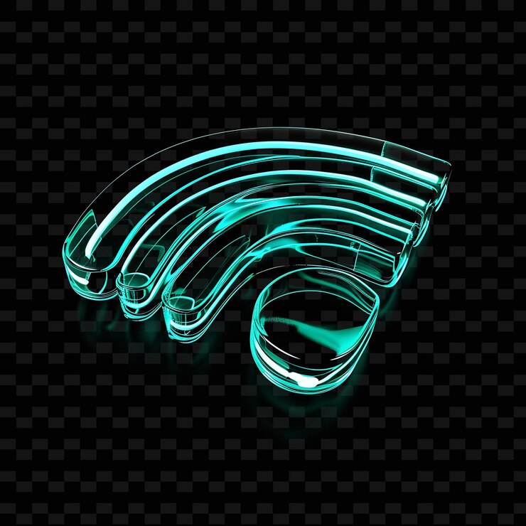 PSD a neon sign of the word head on a black background