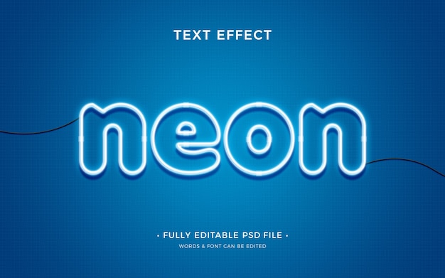 Neon tekst effect