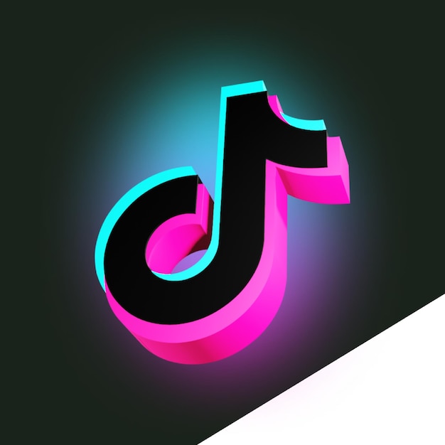Neon z napisem d