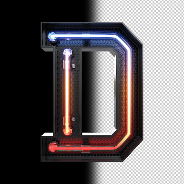 Neonlichtletter D.