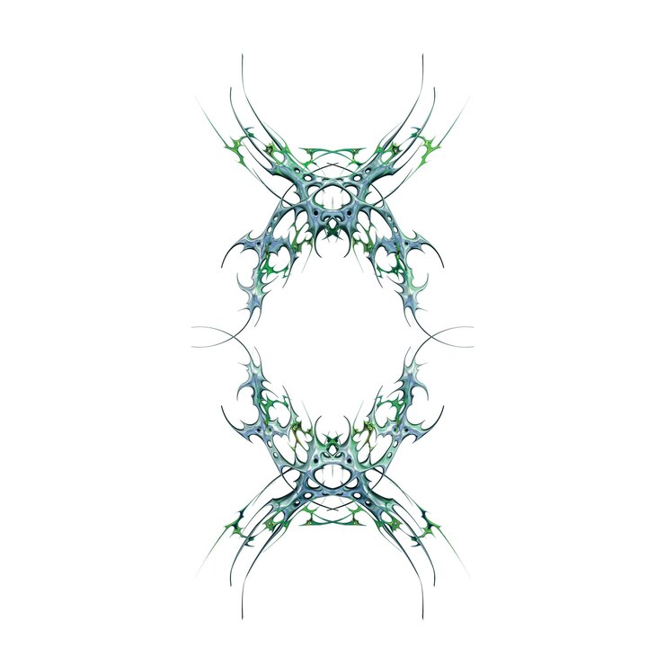 PSD neotrubal y2k green element