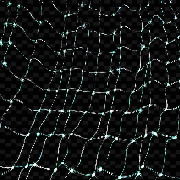 A net with a green light on it