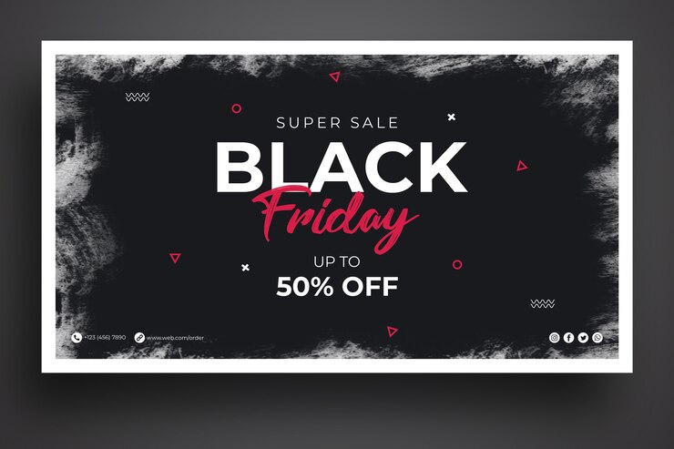 PSD nettbanner-mal for black friday-salg