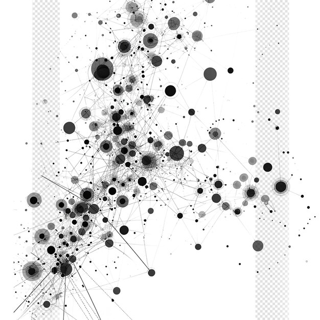 PSD ネットワーク落書きスケッチ パターン透明な背景