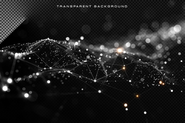 PSD networking pattern in transparent background