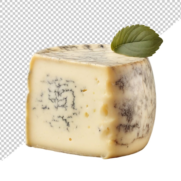 PSD neufchatel cheese on transparent background