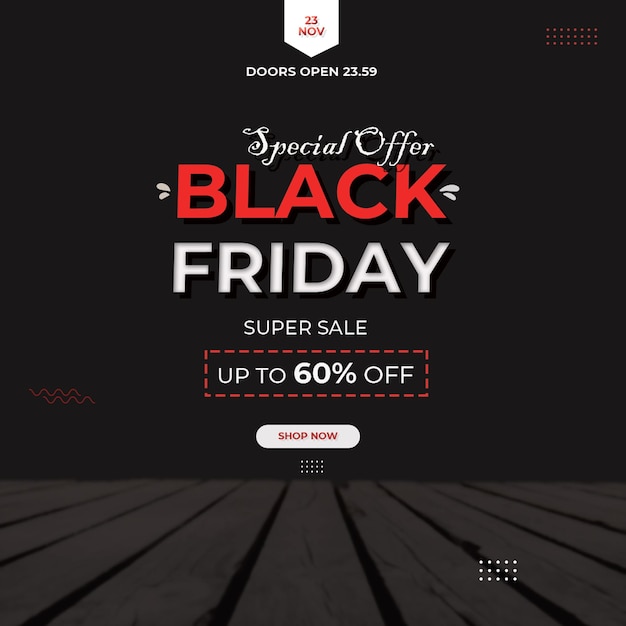 PSD new black friday flye