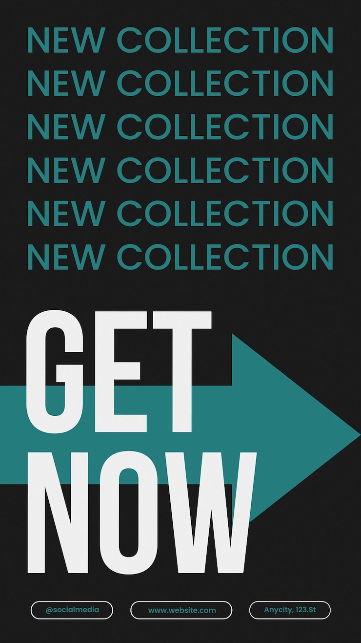 PSD new collection instagram stories template psd design social media discount sale layout typography