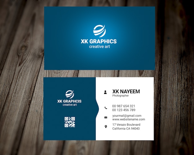 PSD new graphic designer business card