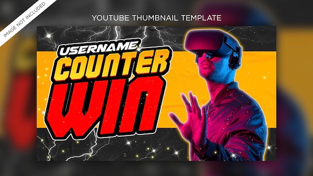 Gaming Channel  Thumbnail PSD