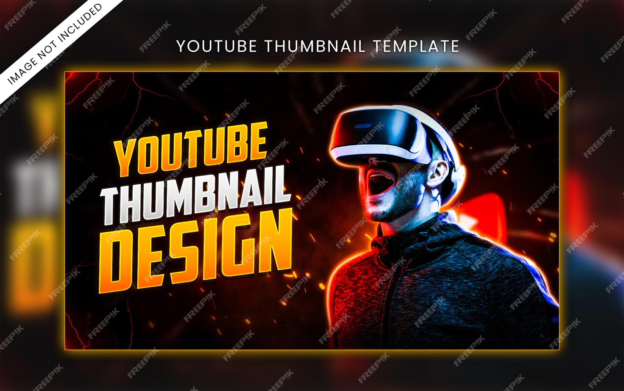 Gaming  thumbnail Design Template Free download PSD File by