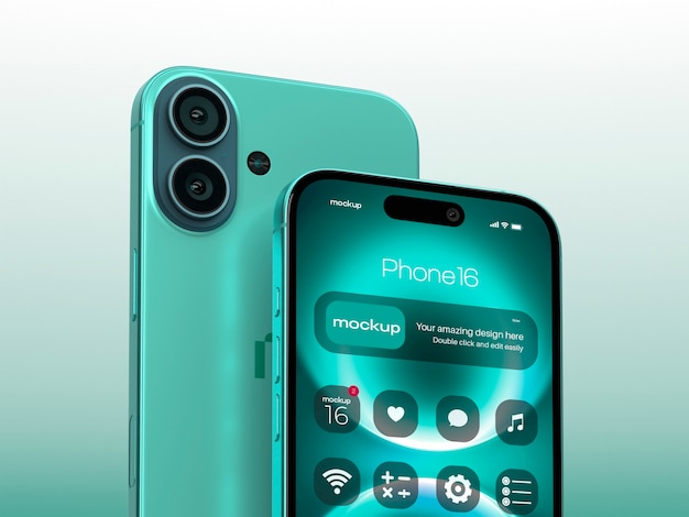 new phone screen mockup design