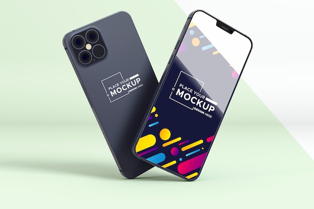 new phone set mock-up
