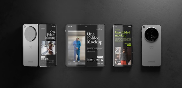 PSD new smartphone launch mockup