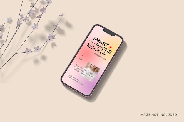 Nuovo mockup di smartphone psd premium