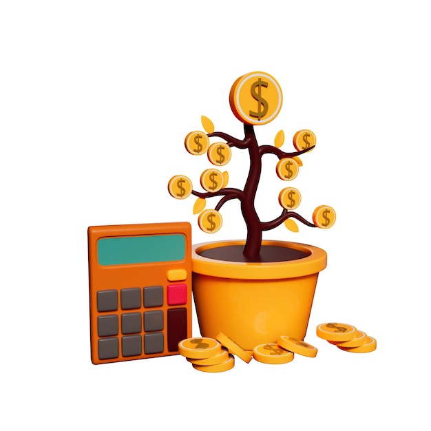new and socials media 3d illustration
