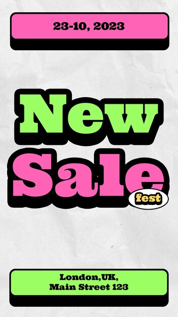 PSD new super sale instagram post