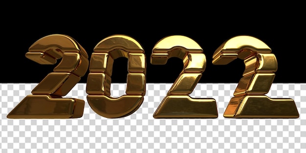 PSD new year 2022.3d number