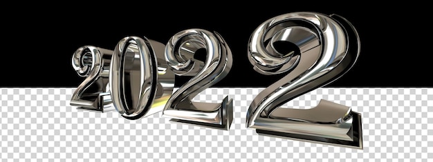 New year 2022.3d number