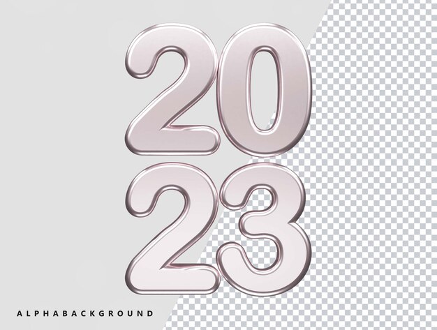 PSD new year 2023 text effect