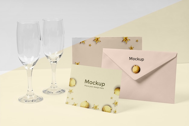 PSD new year concept mock-up