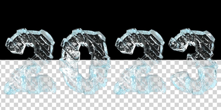PSD new year figures 2023 in ice