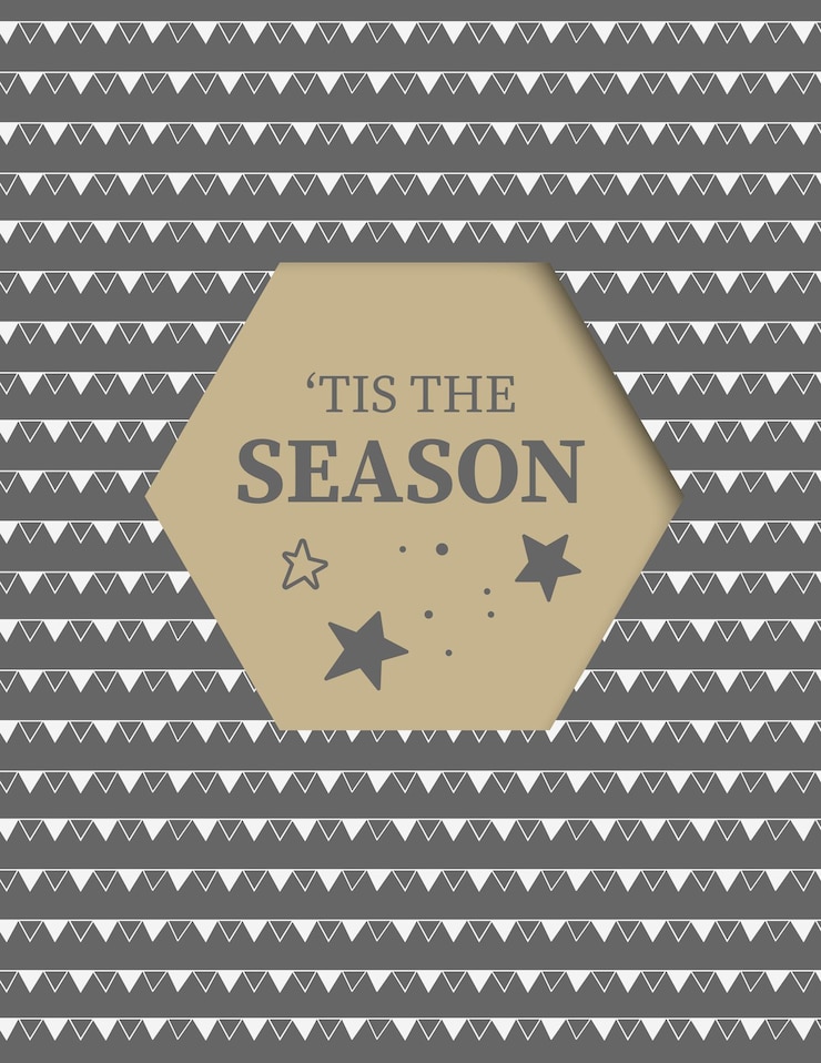 PSD a new year greeting card