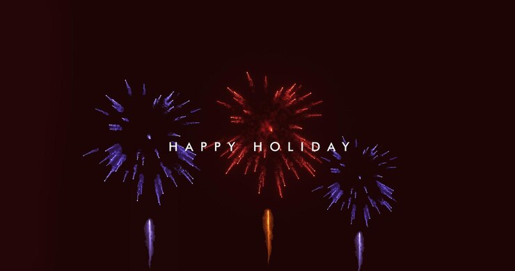 PSD new year and holiday fireworks background customizable firework background at night