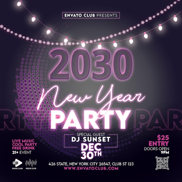 New Year Party Flyer