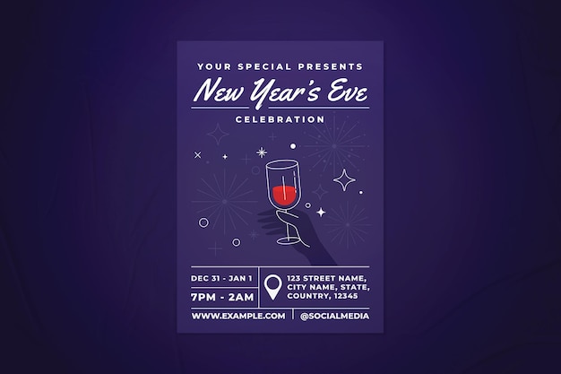 new year's eve flyer