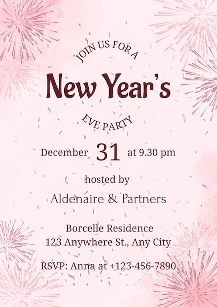 PSD new years eve party