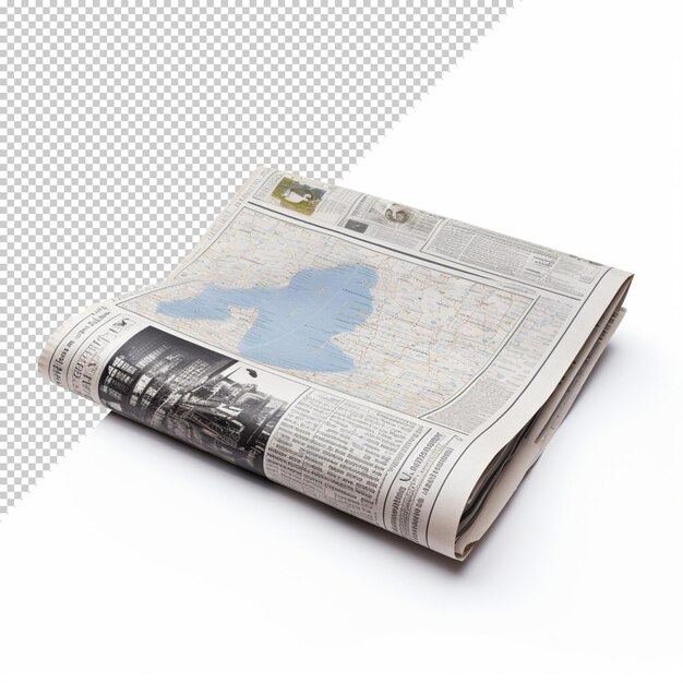 PSD newspaper isolated