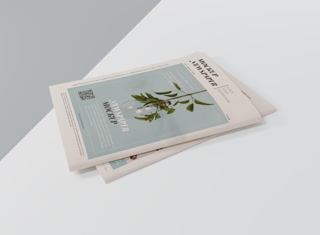 Newspaper mock-up