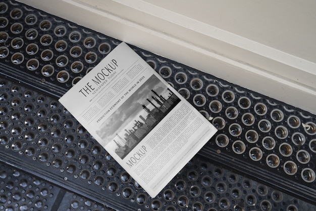 PSD newspaper mockup design