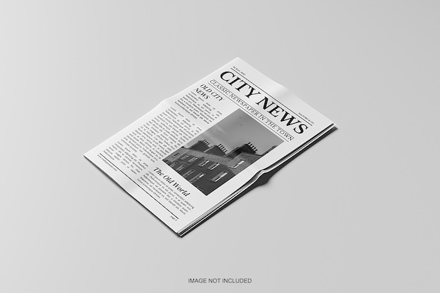 newspaper mockup