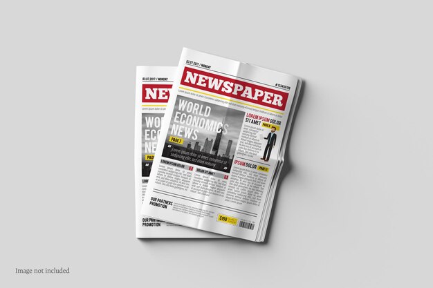 PSD mockup di giornale