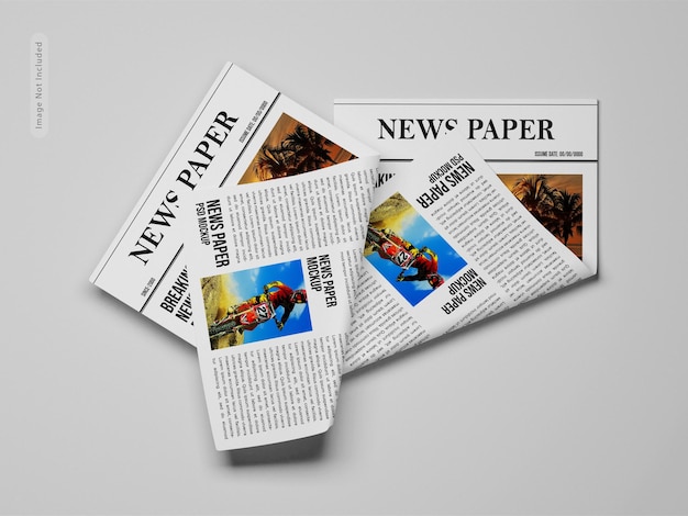 Mockup di giornale