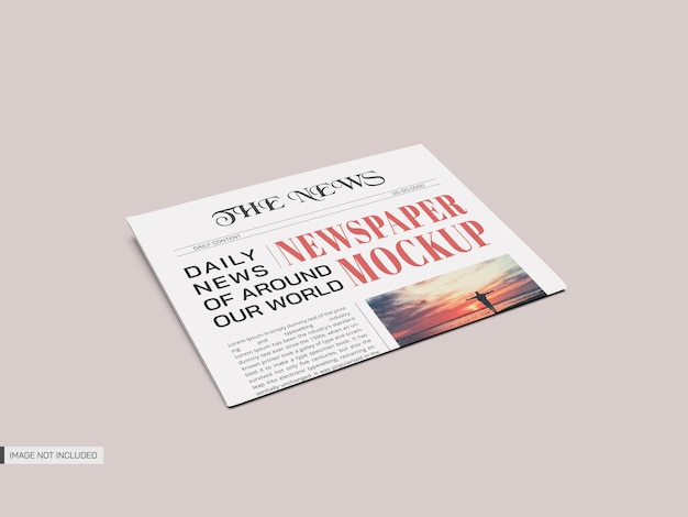 PSD newspaper mockup