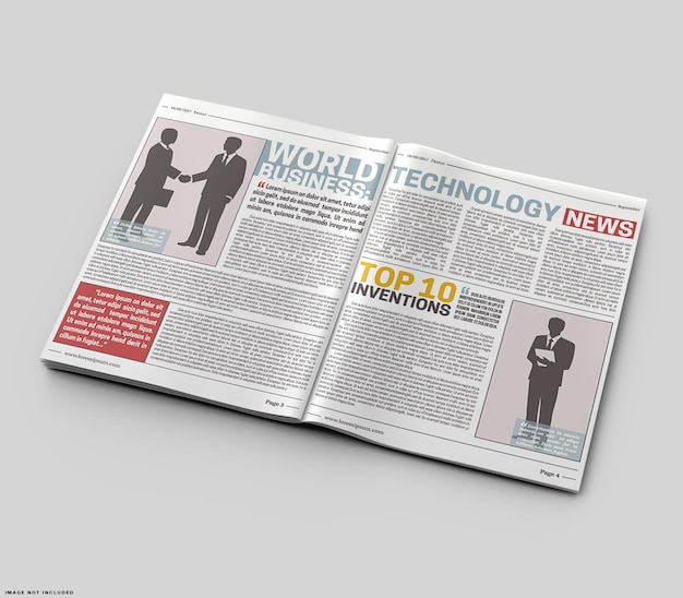 newspaper mockup