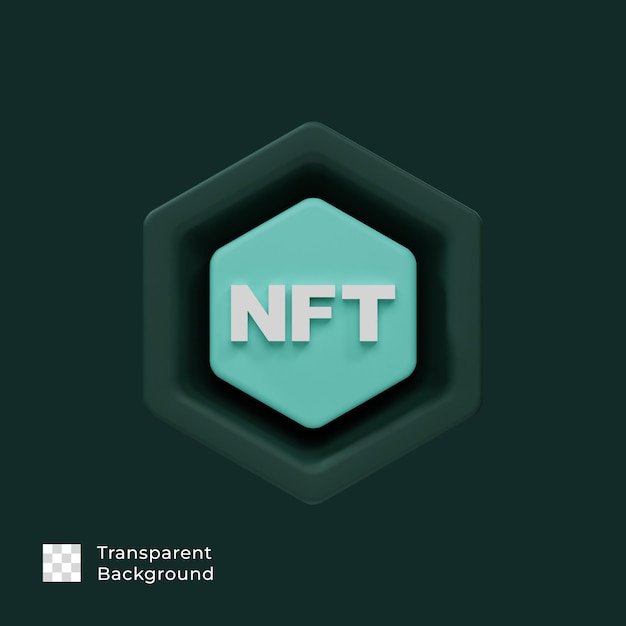 PSD nft 3d icon