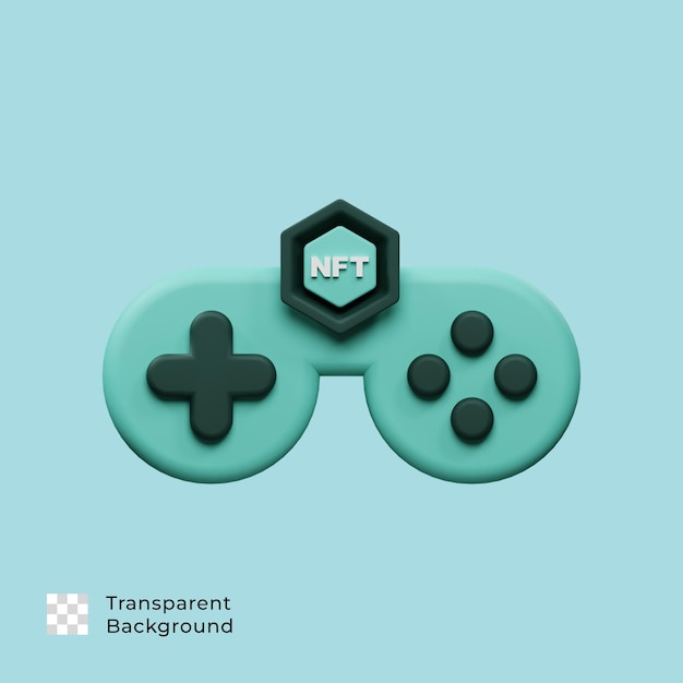 PSD nft game 3d icon