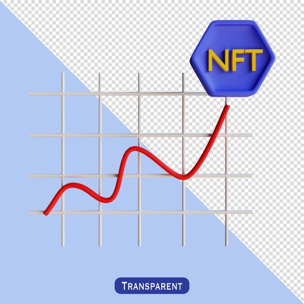 PSD nft graph 3 d style