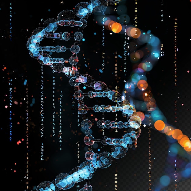 Nić cząsteczki ludzkiego DNA