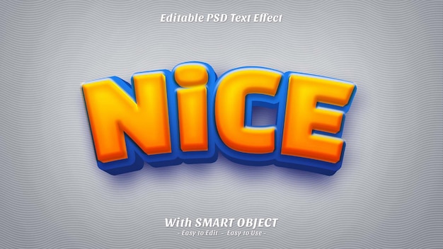 Nice 3D text style effect