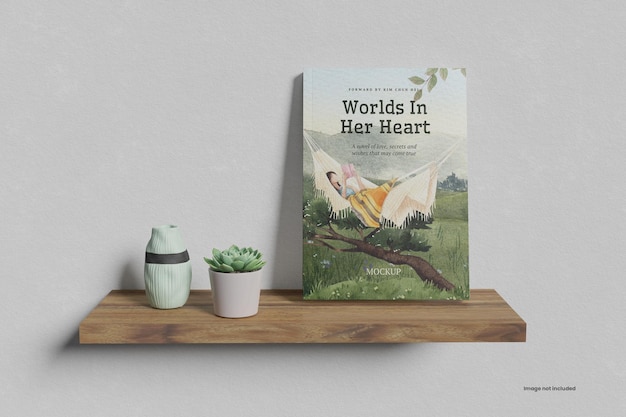nice book cover mockup for a novel.