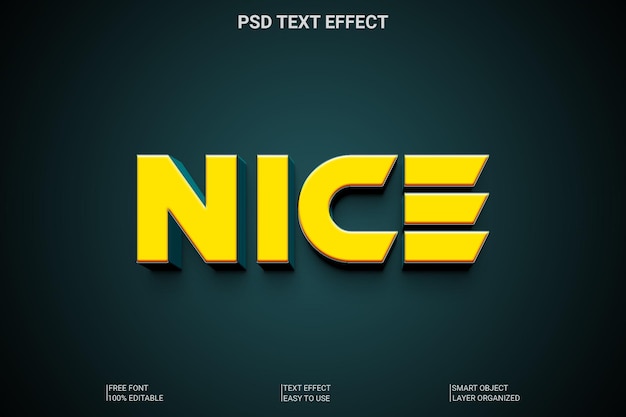 PSD 3D 텍스트 스타일 효과